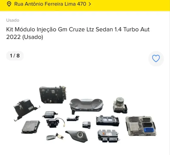 Kit Módulo Injeção Gm Cruze Ltz 1.4 Turbo 2022 2023
