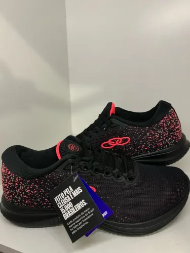Tênis Olympikus Venus 2 Feminino - Preto+Rosa