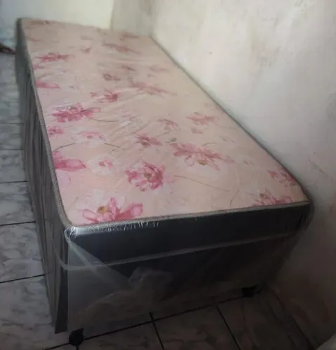 Cama Box Solteirão com Molas Ensacadas