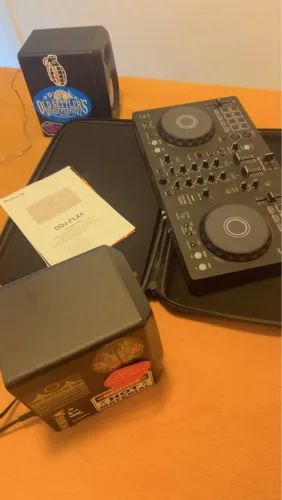 : Pioneer DDJ-FLX4 + Caixas Originais + Cabos pronto para usar