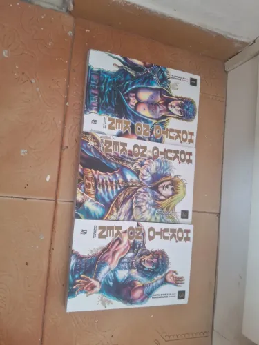 Coleção Mangás Hokuto no Ken 1 ao 3 editora JBC