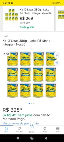 LATAS VAZIAS 380G. / NINHO 
