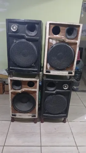 Caixas de som profissional Rolling 3 vias valor R$ 450,00 cada tel *Alexandre