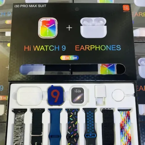 Smartwatch com 7 Pulseiras + Fone de Ouvido - PROMOÇÃO