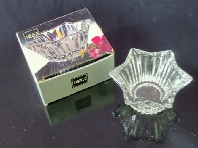Porta Vela de Cristal Diamond Fire - Mikasa (Novo)