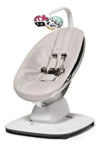 4moms MamaRoo 4 cadeira musical de descanso infantil 5.0 wi-fi bluetooth cor cinza