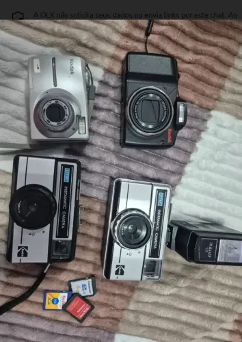 4 câmeras da kodak. Leia a descrição 