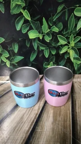 Canecas térmicas May Ber - Azul e Rosa - Unidade 