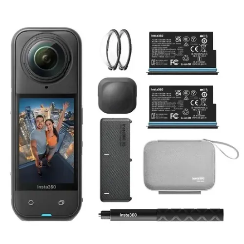 Filmadora Insta360 X5 Essentials Bundle Nova Lacrada