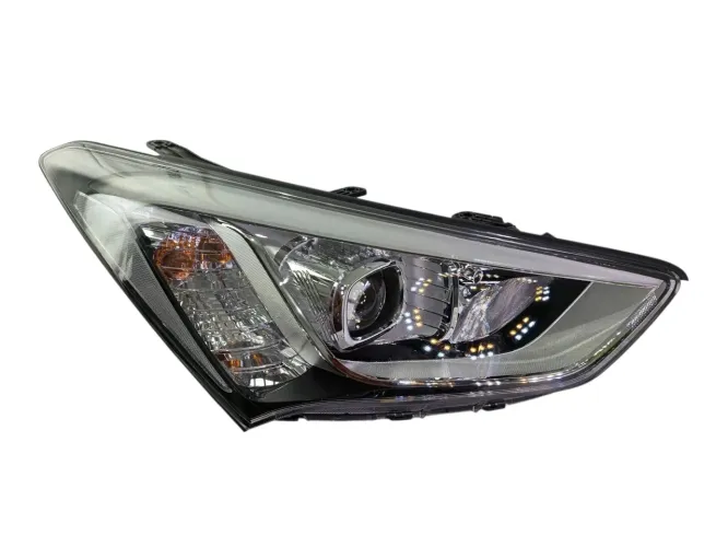 Farol Santa Fé Lado Direito Com Led Xenom 2014 2015 2016