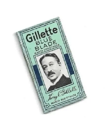 6 lâminas.Gillette.Lacradas