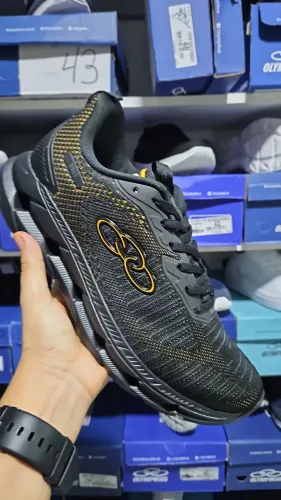 Tênis Olympikus Volt Masculino Preto e Dourado