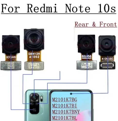 Conjunto de Câmeras para Xiomi Redmi Note 10S