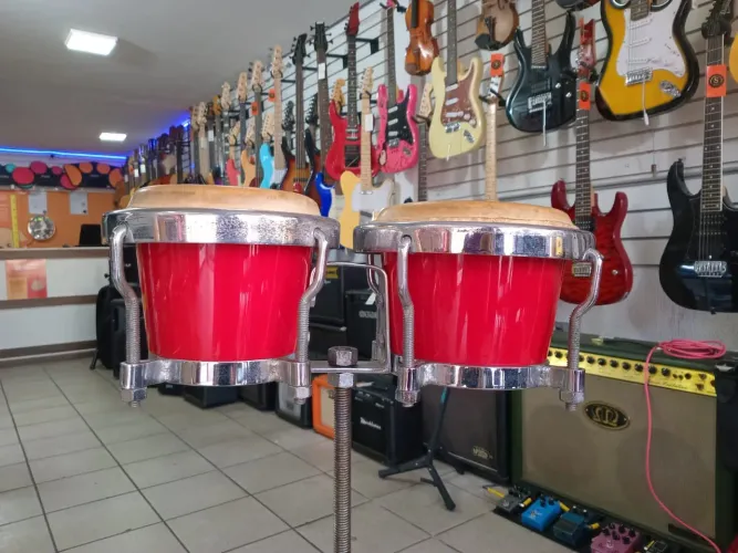 Bongo percussao Jennifer com tripé oferta ! 