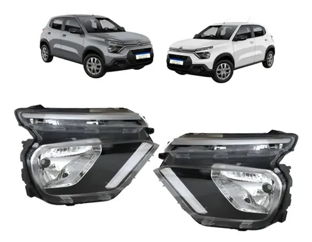 Par Farol Citroen C3 2022 2023 2024 2025 2026 Sem Led Novo Ambos Lados