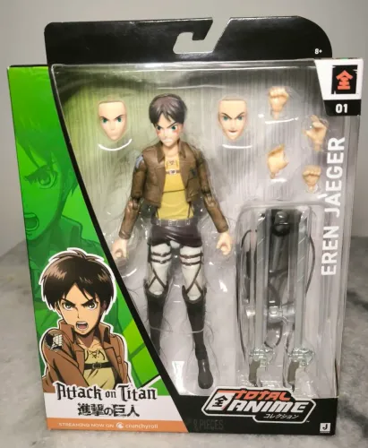 Attack on titan Eren Jaeger Total anime Lacrado original 