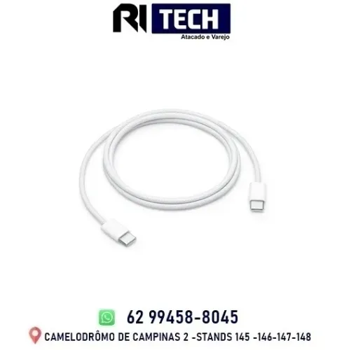 Cabo Apple Lightning / Tipo-C Original 1M 1 Ano de Garantia