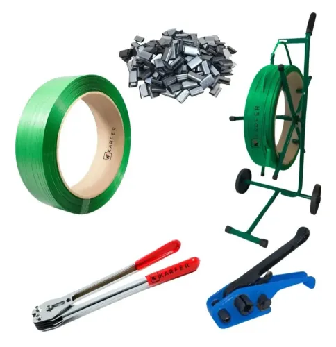 Kit esticador + selador + selo + carrinho + fita pet