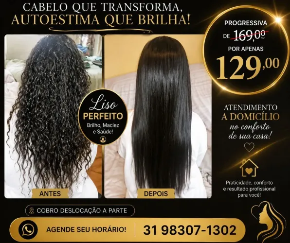 Progressiva  e botox,a domicílio 