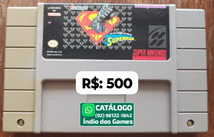 The Death And Return Of Superman = R$: 500