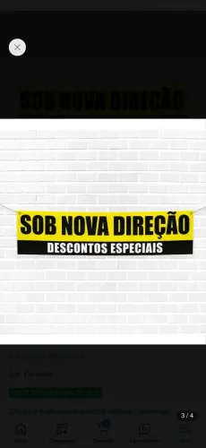 Cartaz Sob Nova Direção