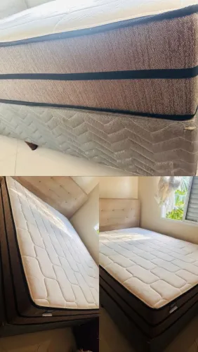 Cama box com colchão