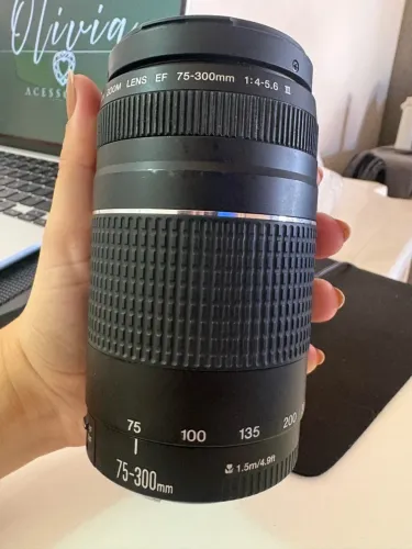Lente canon 75 300