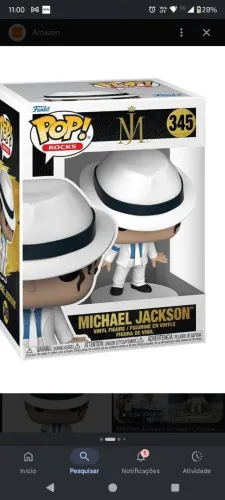 Funko pop Smooth criminal Michael Jackson - boneco