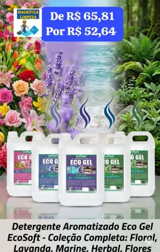Limpador gel (detergente Perfumado)