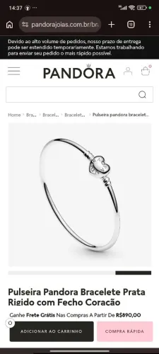 Bracelete pandora