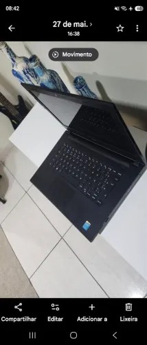 Dell .i3 quarta geração SSD 256 memória.08, GB bateria está viciada