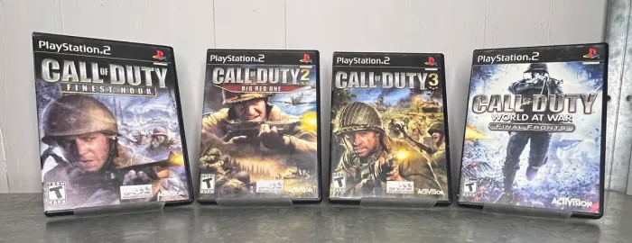 Coleção Call of duty ps2 completa
