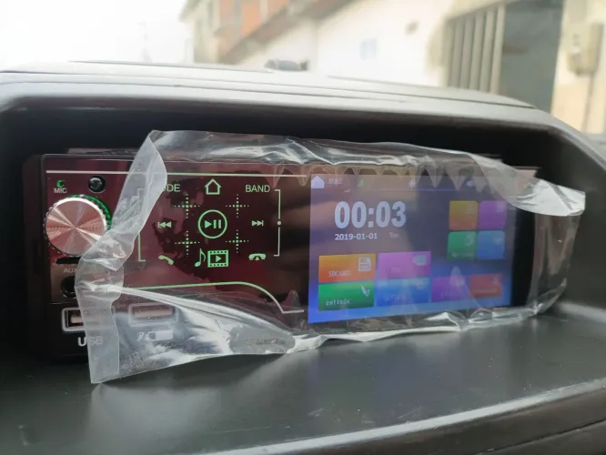 Som de carro central multimídia bluetooth pen drive 