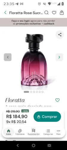 floratta rose sucree