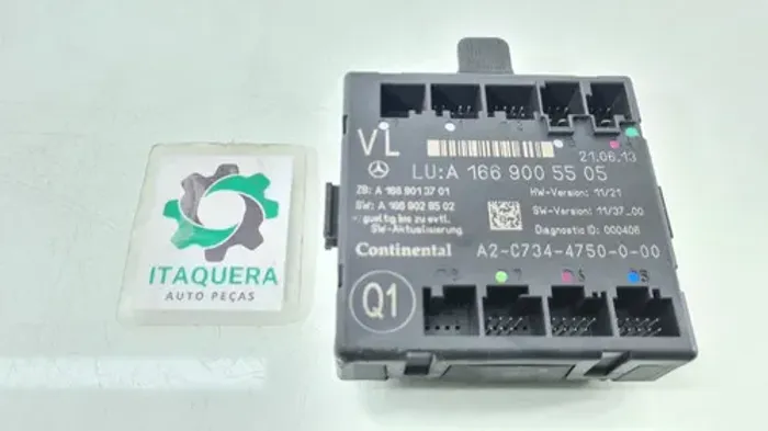 Modulo Porta Dianteira Esquerda Mercedes Ml63 Ml350 Ano 2014