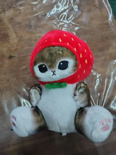Gato de Pelúcia Morango - Mofusand Potetama Japão