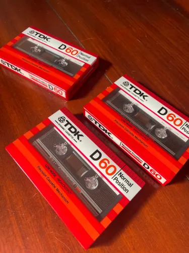 Fita TDK  cassette D60
