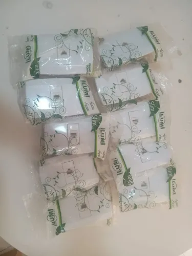 10 Tomadas de Rede RJ45 Ilumi Slim Completa (Placa + Módulo)