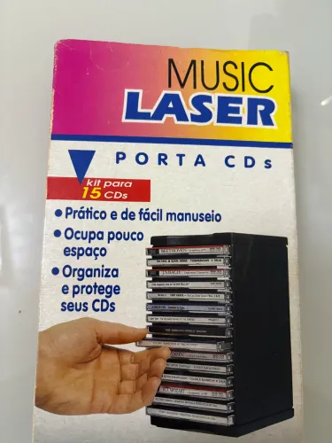 Porta CDs - Box Modular para 15 CDs