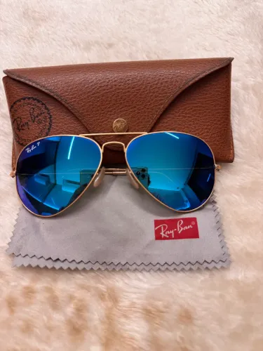 Óculos Ray-Ban RB3025 Aviator Flash Lenses Original