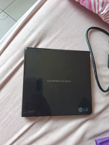 Gravador E Leitor De DVD/CD Portátil Externo LG Slim USB