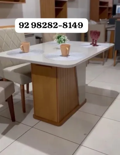MESA DE 4 LUGARES COM CADEIRA DE MADEIRA MACIÇA/ ENTREGAMOS NO MESMO DIA DO PEDIDO