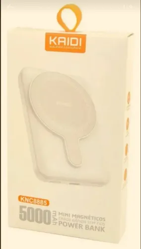 Power Bank Magnético Kaidi KNC *mAh - Sem Fio