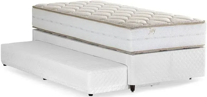 Cama Auxiliar Solteiro Nova no Branco - Produto Lacrado