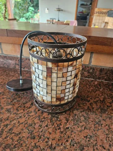 Lustre de fibra natural