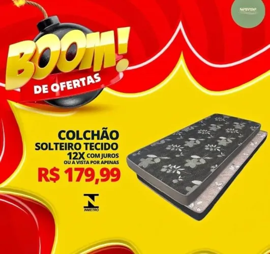 Colchão solteiro D23 14cm de espuma tecido R$180,00 courino R$190,00