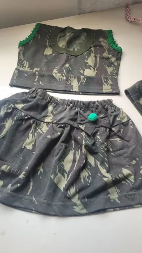 Fantasia infantil exército 