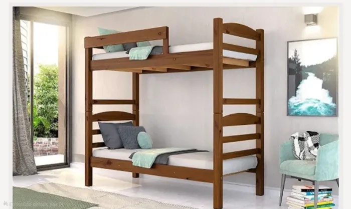Cama Beliche em madeira maciça