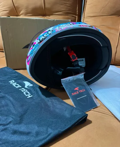 Capacete Race tech novo na caixa Tm 59/60