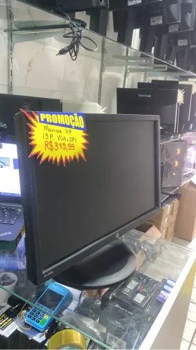 Monitor HP 20 Polegadas/VGA & DVI 